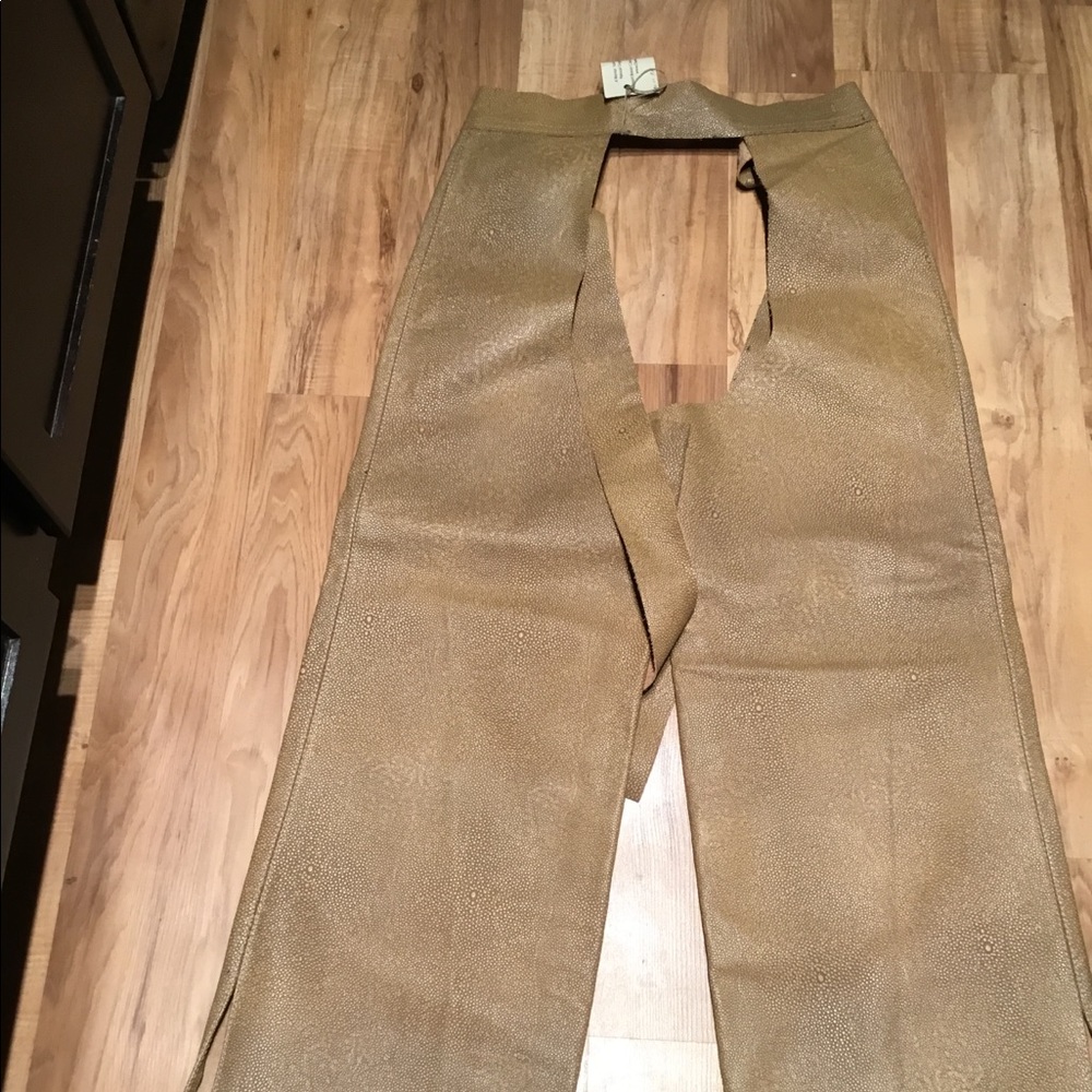 Leather Wide leg chaps  *offers welcome*